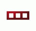 Funda intercambiable para marco 3 elementos rojo artic Simon 27 Play