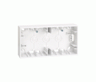 Base para caja pared de superficie para 2 elementos blanco Simon 27 Play