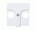 Placa para tomas inductivas de R-TV blanco Simon 27 Play