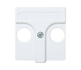 Placa para tomas inductivas de R-TV blanco Simon 27 Play