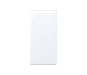 Interruptor unipolar 10 AX 250V~ de medio elemento con sistema de embornamiento rápido blanco Simon 27 Play