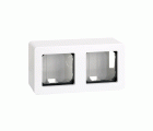 Caja de superficie para 2 elementos blanco Simon 27