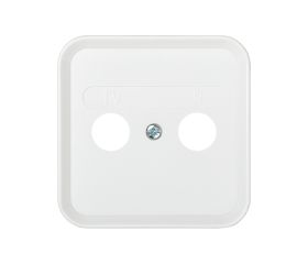 Placa para tomas inductivas de R-TV blanco Simon 31