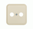 Placa para tomas inductivas de R-TV+SAT marfil Simon 31