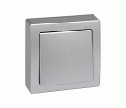 Conmutador monobloc 10 AX 250V~ con sistema de embornamiento a tornillo aluminio Simon 73 Loft