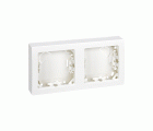 Marco con base para 2 elementos horizontal blanco Simon 73 Loft
