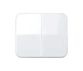 Tecla doble para mecanismos de mando blanco Simon 75