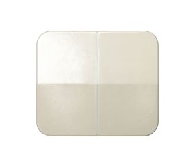 Tecla doble para mecanismos de mando marfil Simon 75