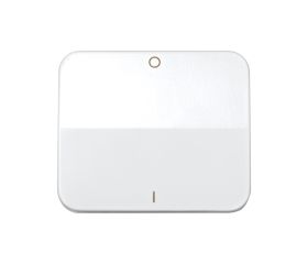 Tecla individual para interruptor bipolar con grabado I/O blanco Simon 75