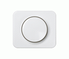 Placa para los mecanismos electrónicos giratorios blanco Simon 75