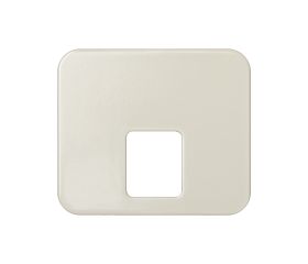Placa para tomas telefónicas con conectores RJ11 y RJ12 marfil Simon 75
