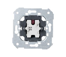 Interruptor unipolar 10 AX 250V~ con luminoso incorporado y sistema de embornamiento rápido