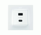 Cargador USB doble C+A 3.1A Quickcharge