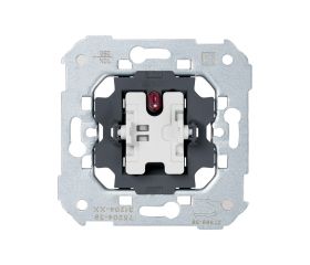 Conmutador 10 AX 250V~ con luminoso incorporado y sistema de embornamiento rápido