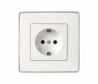 Base de enchufe schuko 16 A 250V~ con sistema de embornamiento a tornillo