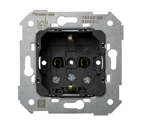 Base de enchufe schuko 16 A 250V~ con sistema de embornamiento a tornillo