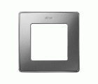 Marco para 1 elemento aluminio frío base cromo Simon 82 Detail Select
