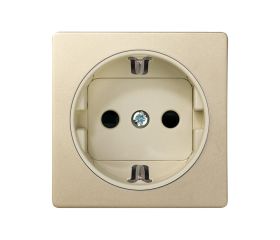 Tapa con dispositivo de seguridad para la base de enchufe schuko cava Simon 82