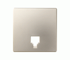 Placa para tomas telefónicas con conectores RJ11 y RJ12 cava Simon 82