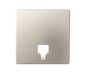 Placa para tomas telefónicas con conectores RJ11 y RJ12 cava Simon 82