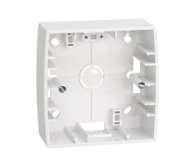 Caja de superficie alta para 1 elemento blanco Simon 82