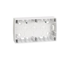 Caja de superficie alta para 2 elementos blanco Simon 82