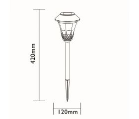 Baliza Solar Filamento Saint Tropez Luxform