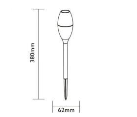Mini Antorcha Solar LED Jive Luxform