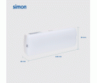 LUMINARIA DE EMERGENCIA LED 200 LÚMENES A BATERÍA IP20 SIMON