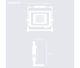 PROYECTOR LED CON SOPORTE 30W 2700 LÚMENES LUZ FRÍA IP65 (CAJA) Simon