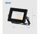 PROYECTOR  LED 10W 1000 LÚMENES LUZ NEUTRA 4000K IP65 Simon