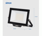 PROYECTOR  LED 30W 3000 LÚMENES LUZ NEUTRA 4000K IP65 Simon