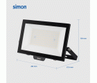PROYECTOR  LED 100W 10000 LÚMENES LUZ NEUTRA 4000K IP65 Simon