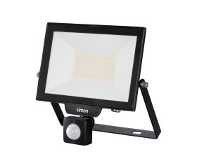 PROYECTOR LED PIR 50W 5000 LÚMENES LUZ NEUTRA 4000K IP44 Simon