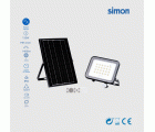 PROYECTOR LED SOLAR PIR 150W 1400  LÚMENES LUZ NEUTRA 4000K IP65 Simon