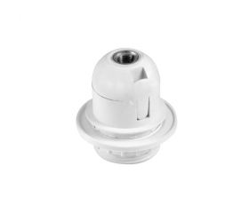 PORTALÁMPARAS TERMOPLÁSTICO CUERPO ROSCADO E-27 BLANCO Simon Brico
