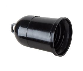 PORTALÁMPRAS E-27 NEGRO ECONÓMICO SIMON BRICO
