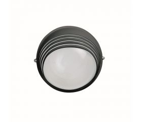 APLIQUE REDONDO MALMO 60W IP54 NEGRO E-27 60W 220V Luxform