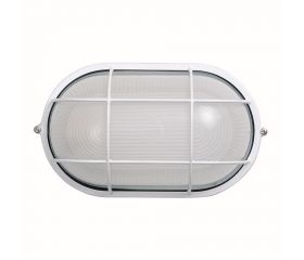 APLIQUE OVAL BREMEN 60W IP54 BLANCO E-27 60W 220V Luxform