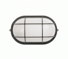APLIQUE OVAL BREMEN 60W IP54 NEGRO E-27 60W 220V Luxform