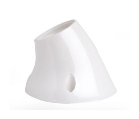 PORTALÁMPARAS TERMOPLÁSTICO ZÓCALO CURVO E-27 BLANCO Simon Brico