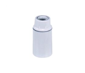 PORTALÁMPARAS BAKELITA LISO E-14 BLANCO Simon Brico