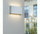 Aplique exterior Bern LED 12W 220V blanco Luxform