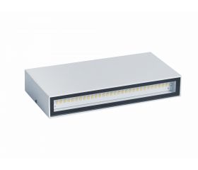 Aplique exterior Bern LED 12W 220V blanco Luxform