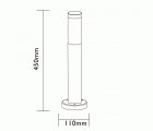 Farola Sobremuro Atlanta 60cm Luxform
