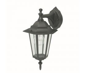 APLIQUE DESCENDENTE ORLANDO NEGRO E-27 60W 220V Luxform