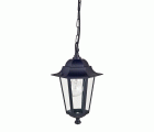 FAROLA COLGANTE ORLANDO NEGRO E-27 60W 220V Luxform