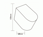 APLIQUE KOBLENZ NEGRO 220V LUXFORM