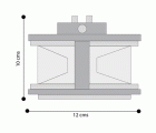 REPELE HORMIGAS POR ULTRASONIDOS COBERTURA 500M² 230V/50HZ CONSUMO 1,8W GRIS/NEGRO COATI