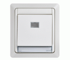 Conmutador monobloc IP55 10AX 250V~ blanco Simon Aqua